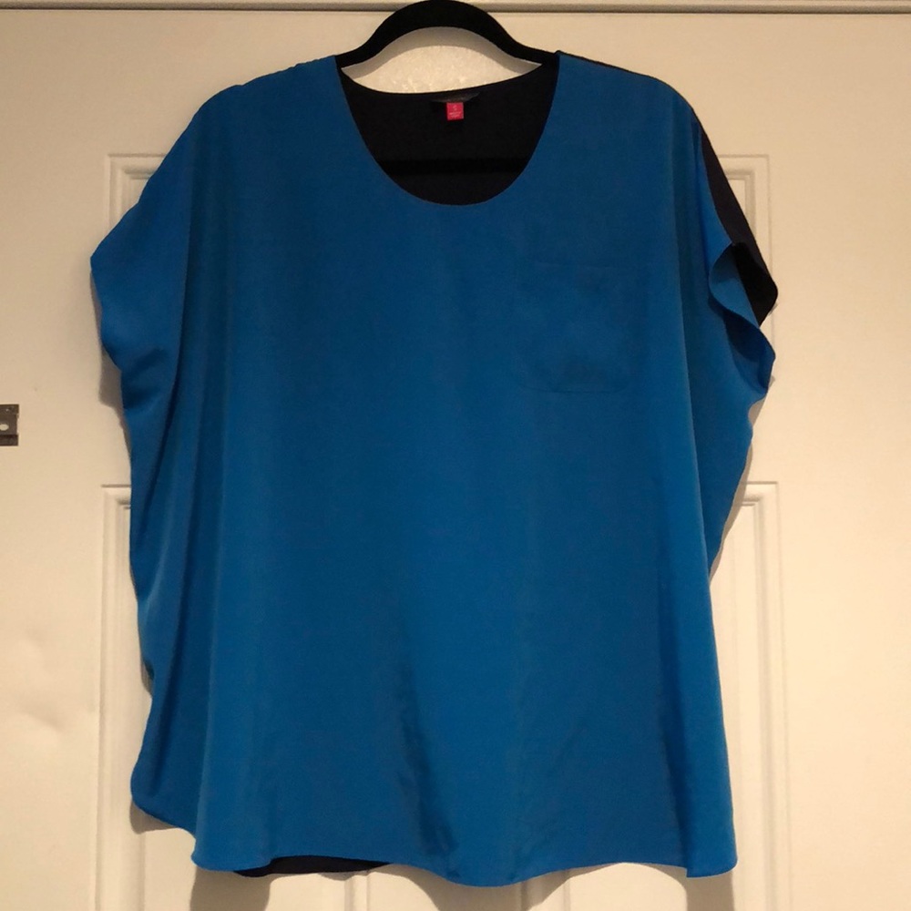 Vince Camuto color block blouse